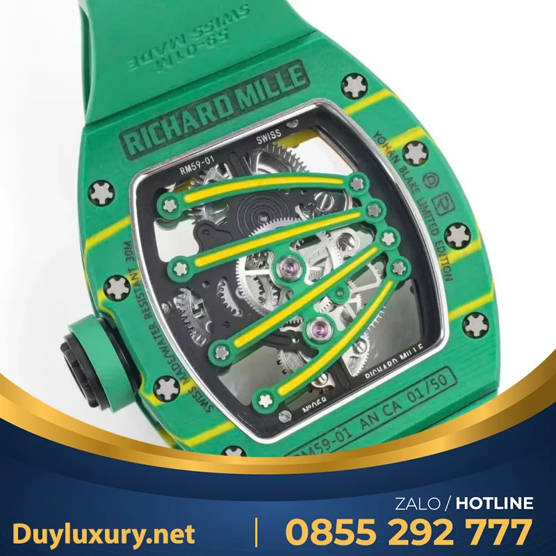 Đồng Hồ Richard Mille Chế Tác RM59-01 Yohan Blake Tourbillon 43x50mm