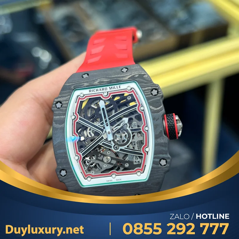 Đồng Hồ Richard Mille Rm 67-02 Italy Automatic Vỏ Cong Bản Nâng Cấp Mới Nhất