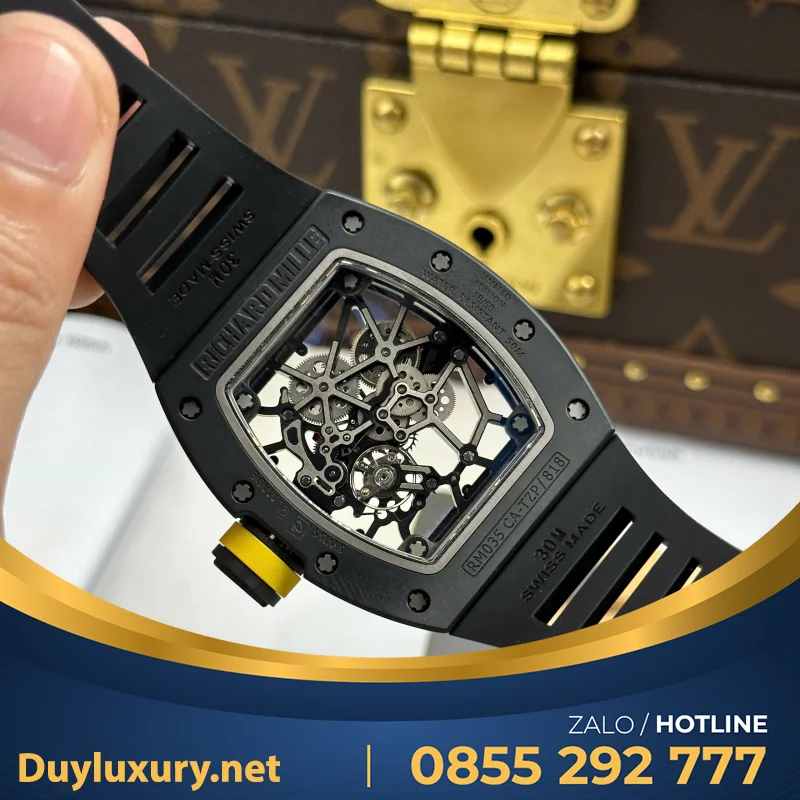 Đồng Hồ Richard Mille Rm035 Toro Americas Limited Edition Tuỳ Chỉnh Vàng Khối 18K Độc Quyền Top 1 40X48Mm