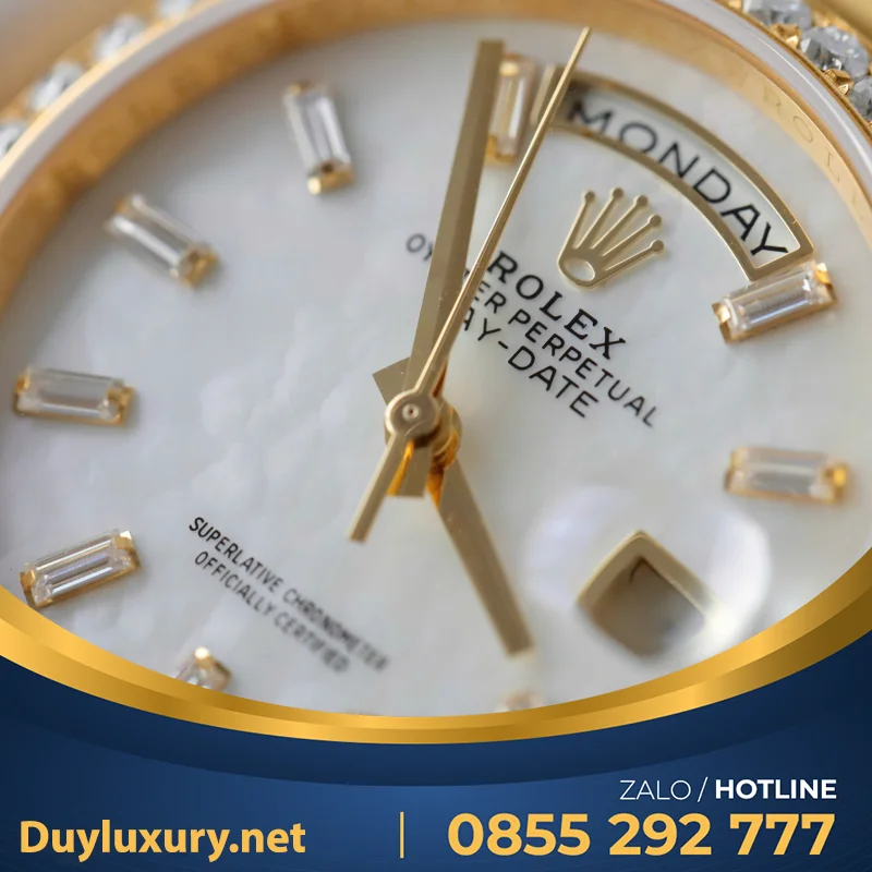 Đồng Hồ Rolex DateJust 278285 Replica 1:1 Nữ Bọc Vàng Đính Đá Swarovski 31mm
