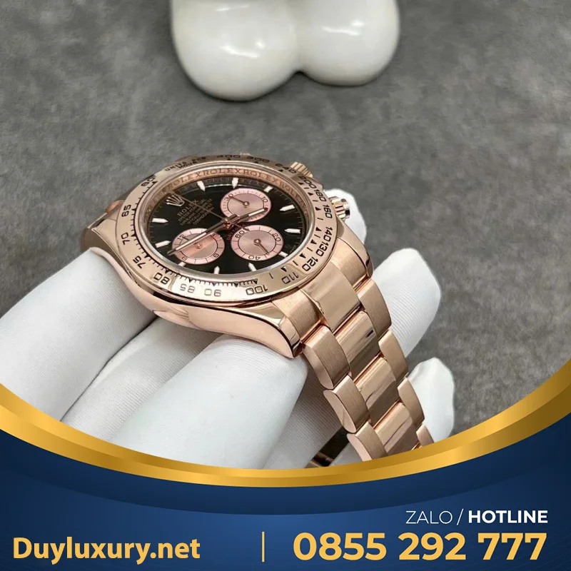 Đồng Hồ Rolex Daytona 126505 Chế Tác Vàng Đúc 18k 40mm
