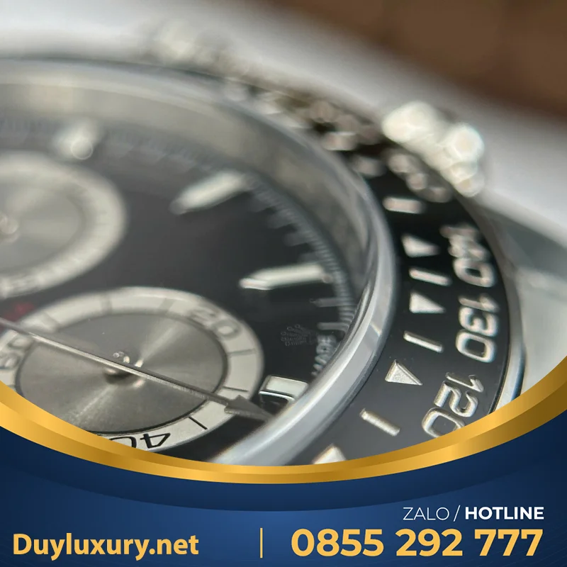 Đồng Hồ Rolex Nam Replica 11 Daytona 126519Ln Mặt Đen Cọc Số Đính Đá Xưởng Vs 40Mm