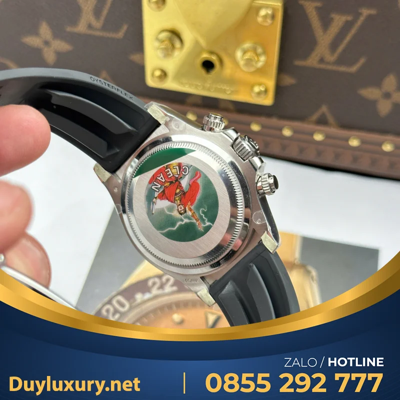 Đồng Hồ Rolex Nam Replica 11 Daytona 126519Ln Mặt Đen Cọc Số Đính Đá Xưởng Vs 40Mm