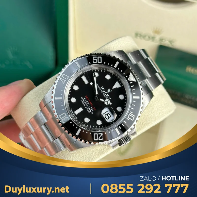 Đồng Hồ Rolex Sea-Dweller 126600 Replica 11 Mặt Đen Nhà Máy Vs 43Mm