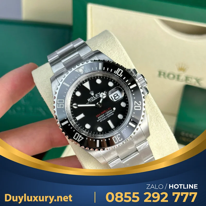 Đồng Hồ Rolex Sea-Dweller 126600 Replica 11 Mặt Đen Nhà Máy Vs 43Mm