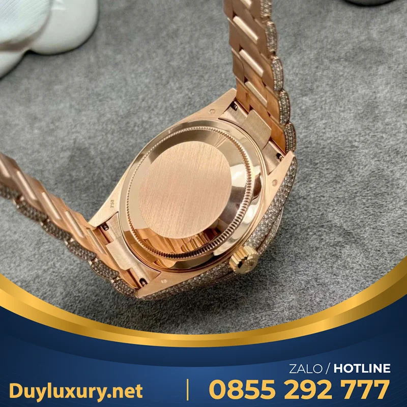 Đồng Hồ Rolex Sky Dweller 326959TBR Chế Tác Vàng Hồng 18k Kim Cương Thiên Nhiên 42mm