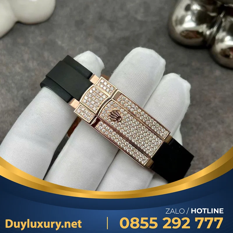 Đồng Hồ Rolex Sky-Dweller M336235 Chế Tác Bọc Vàng 18 Kim Cương Thiên Nhiên  42mm