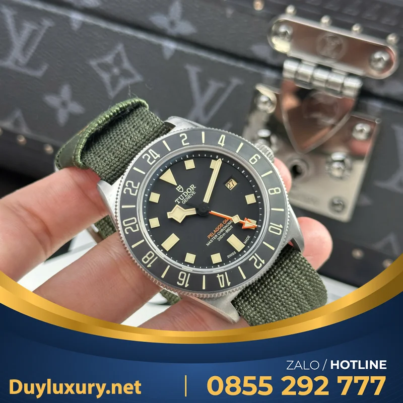 Đồng Hồ Tudor Chế Tác Pelagos FXD GMT Nam Mặt Đen Nhà Máy M+ 42mm