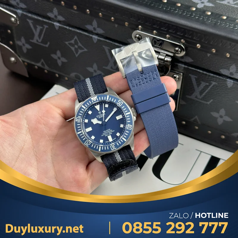 Đồng Hồ Tudor Chế Tác Pelagos FXD GMT Nam Mặt Xanh Nhà Máy M+ 42mm