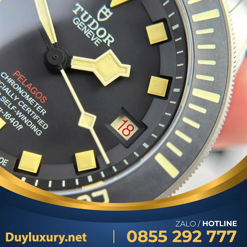 Đồng Hồ Tudor Pelagos LHD Replica 11 Viền Gốm Ceramic Nhà Máy VS 42mm