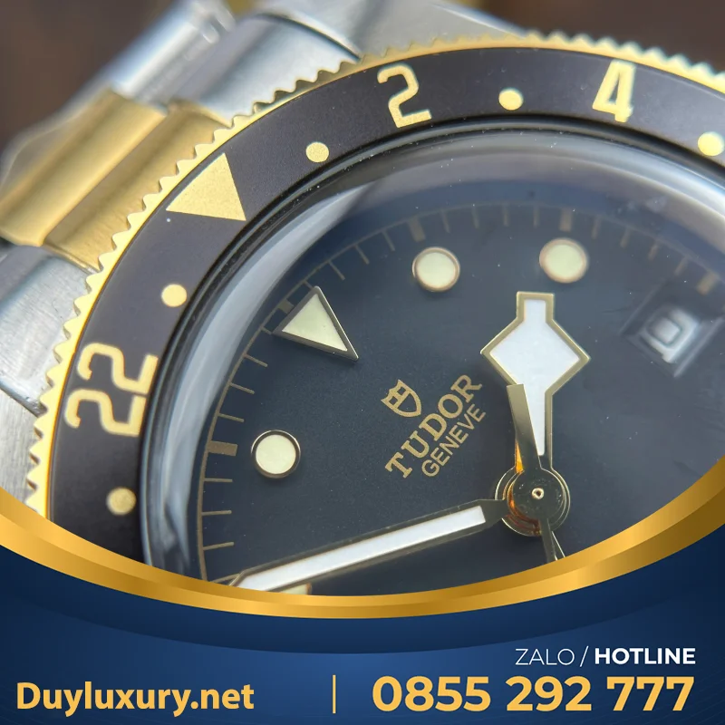 Đồng Hồ Tudor Replica 11 Black Bay Gmt S&Amp;G M79833Mn Mặt Đen Dây Kim Loại Xưởng Zf 41Mm