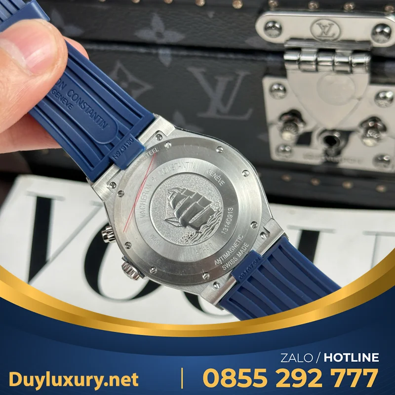 Đồng Hồ Vacheron Constantin Chế Tác Overseas Dual Time 47450 Màu Xanh Dương Xưởng 9F 42mm