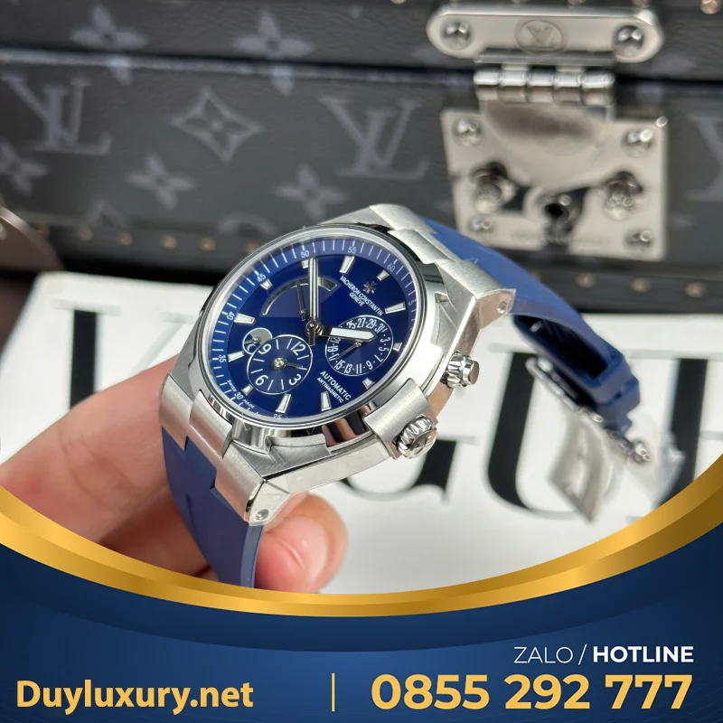 Đồng Hồ Vacheron Constantin Chế Tác Overseas Dual Time 47450 Màu Xanh Dương Xưởng 9F 42mm