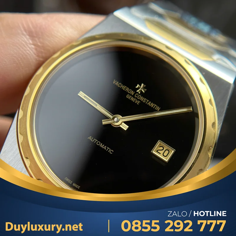 Đồng Hồ Vacheron Constantin Historiques 222 Fake 11 Demi Vàng Dây Kim Loại 8F 37Mm