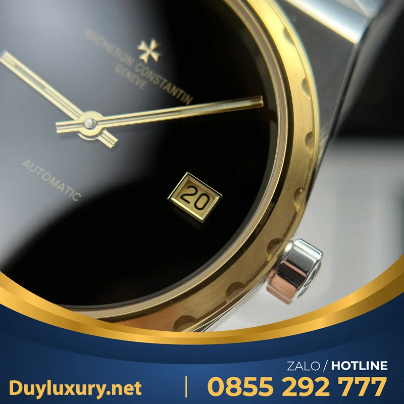 Đồng Hồ Vacheron Constantin Historiques 222 Fake 11 Demi Vàng Dây Kim Loại 8F 37Mm