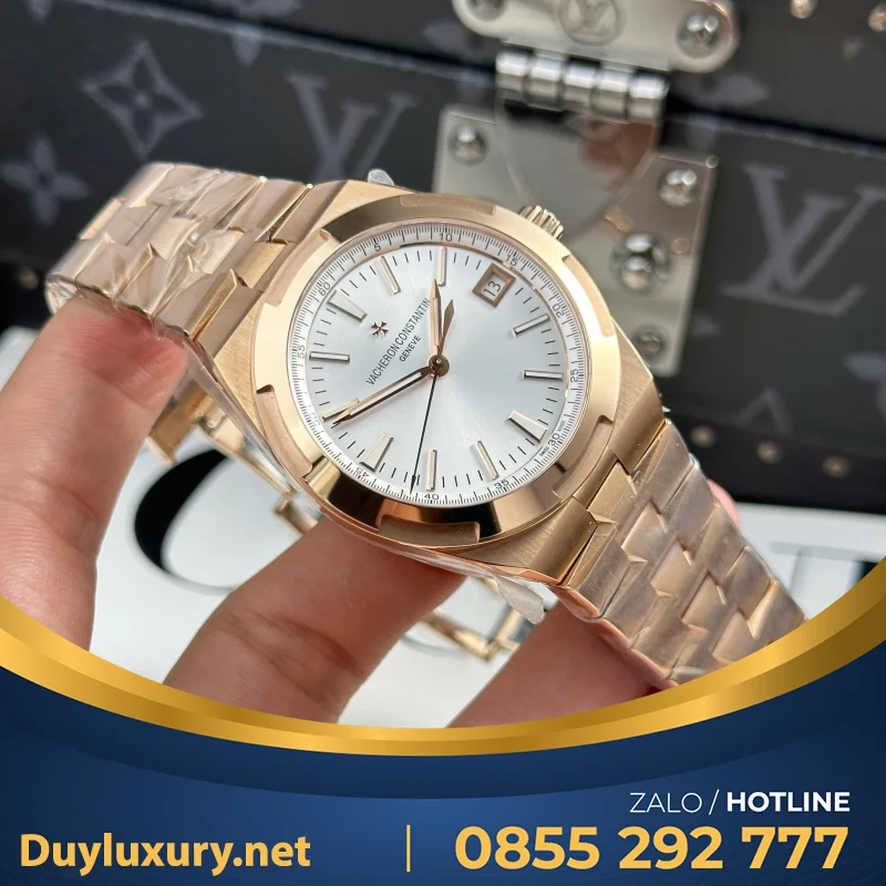 Đồng Hồ Vacheron Constantin Overseas 4500V Mặt Trắng Nhà Máy PPF 41mm