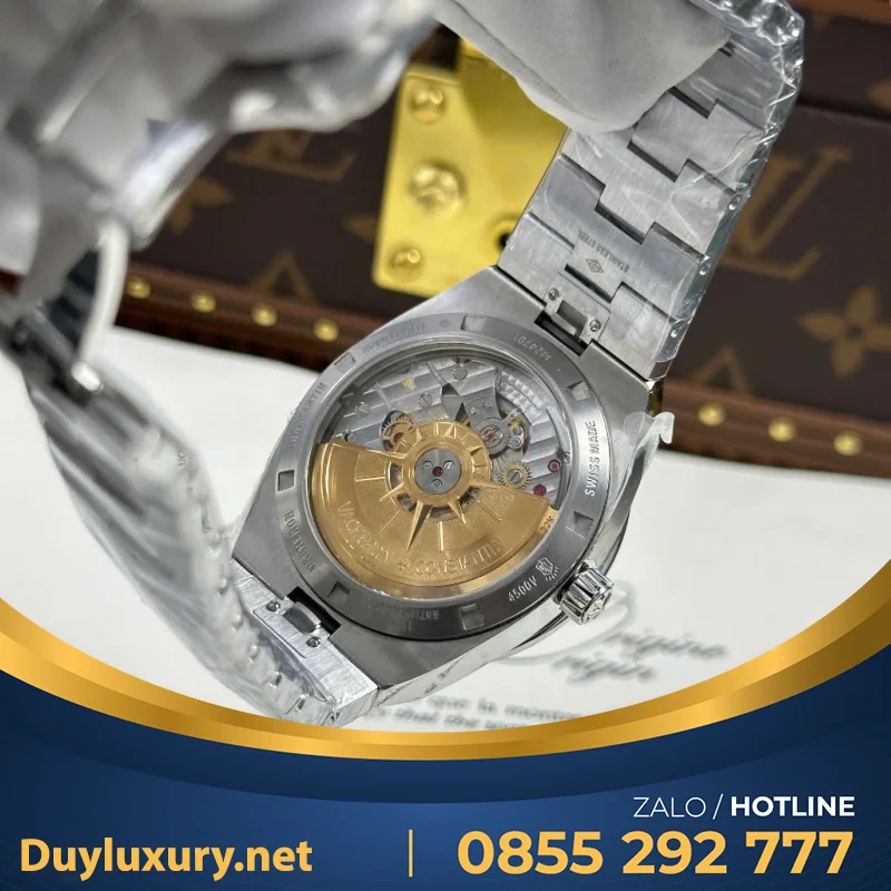 Đồng Hồ Vacheron Constantin Overseas 4500V Mặt Trắng Replica 1:1 41mm