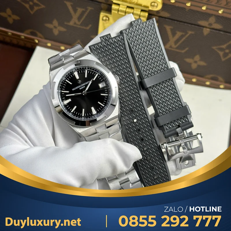 Đồng Hồ Vacheron Constantin Overseas 4500V Mặt Xanh Đen Nhà Máy PPF 41mm