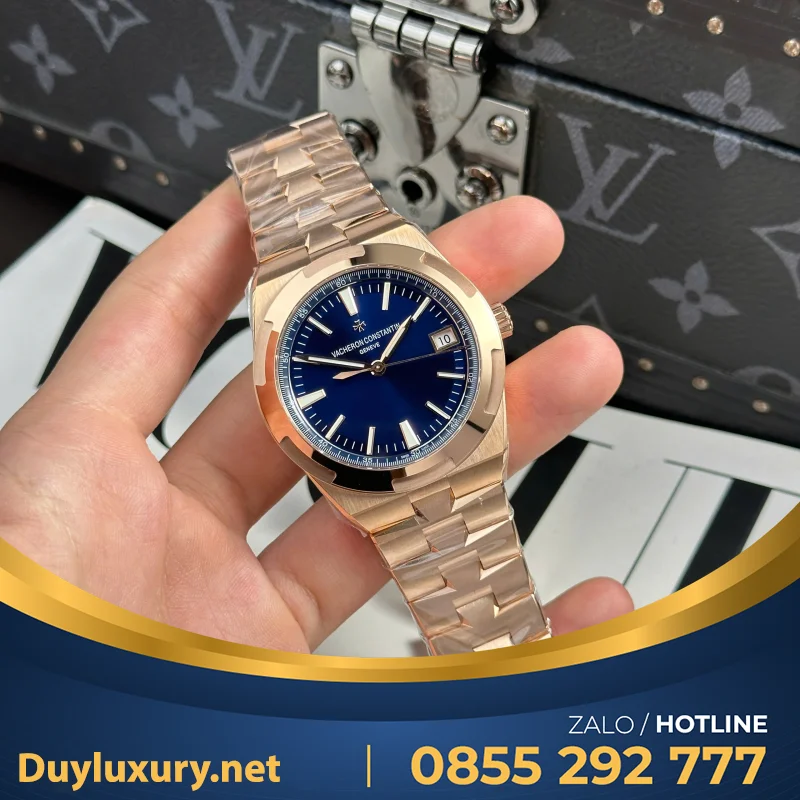 Đồng Hồ Vacheron Constantin Overseas 4500V Mặt Xanh Dương Nhà Máy PPF 41mm