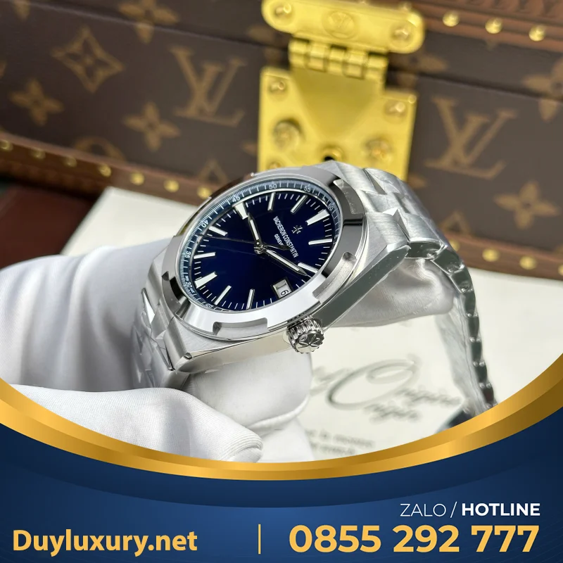Đồng Hồ Vacheron Constantin Overseas 4500V Mặt Xanh Dương Nhà Máy PPF 41mm