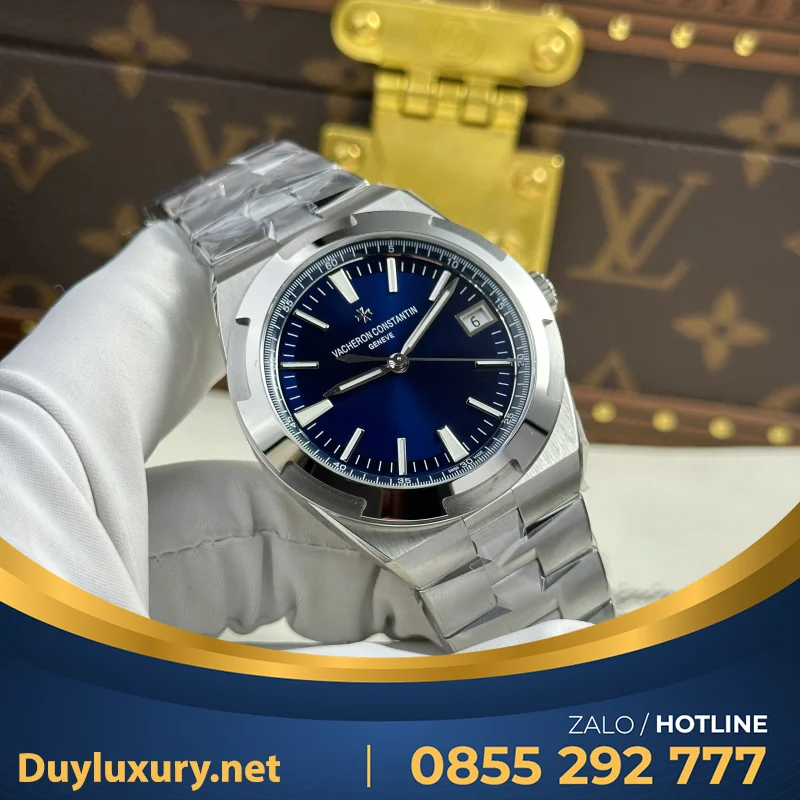 Đồng Hồ Vacheron Constantin Overseas 4500V Mặt Xanh Dương Nhà Máy PPF 41mm