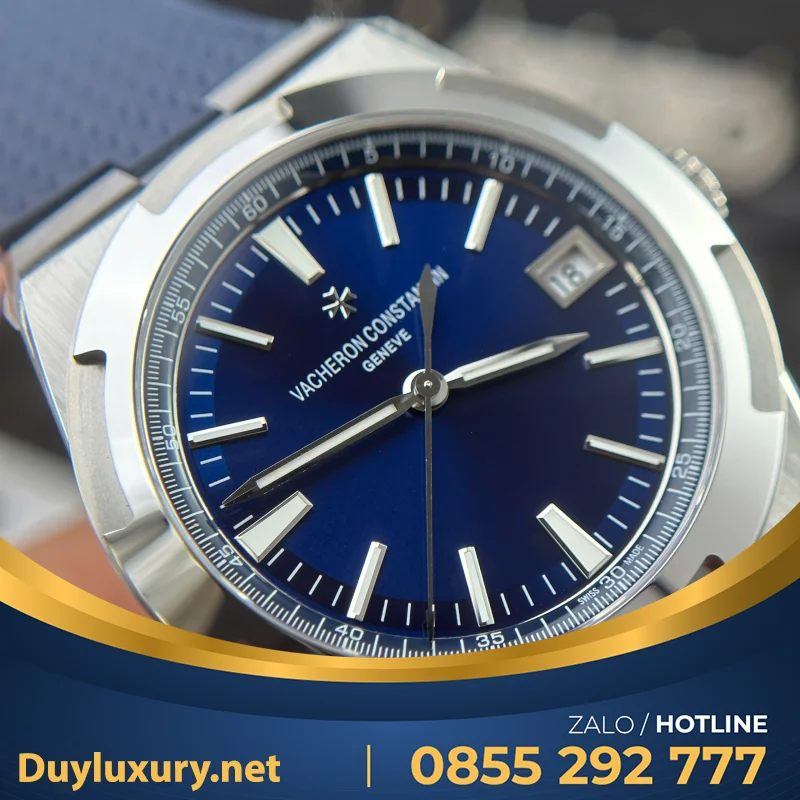 Đồng Hồ Vacheron Constantin Overseas 4500V Mặt Xanh Dương Nhà Máy PPF 41mm