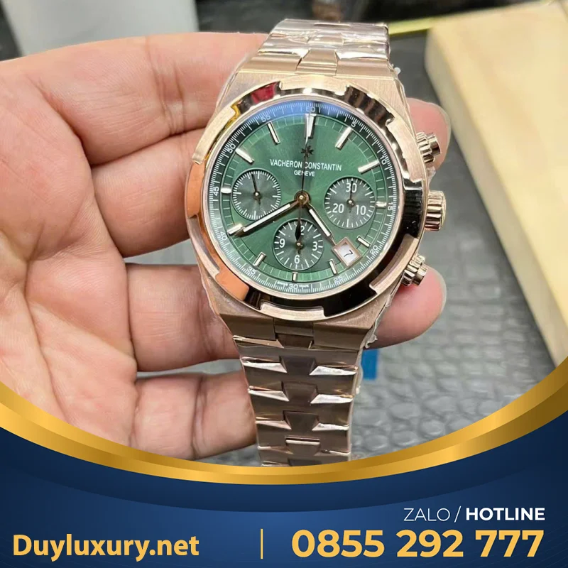 Đồng Hồ Vacheron Constantin Overseas 4500V Rep 11 Mặt Xanh Ngọc PPF 41mm