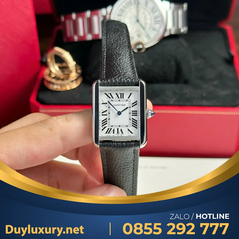 Đồng Hồ Cartier Tank Solo Small Model— Size 25Mm X 31Mm