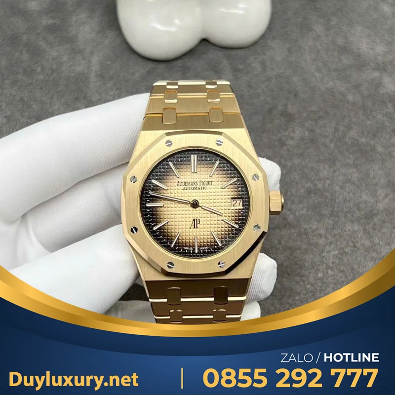Đồng Hồ Audemars Piguet Jumbo Extra Thin 16202 Chế Tác Vàng 18k 39mm