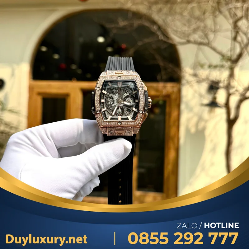 Đồng Hồ Hublot Nam Rep 1:1 Spirit Of Big Bang Chronograph King Gold 42mm