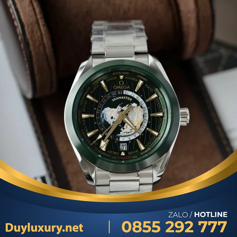 Đồng Hồ Omega Seamaster Aqua Terra Rep 11 Màu Xanh Lá Cây 43mm