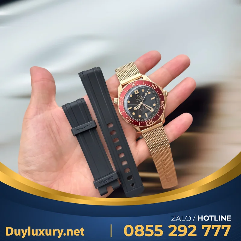 Đồng Hồ Omega Seamaster Diver 300M Bronze Gold Replica 11 Vfs 42Mm