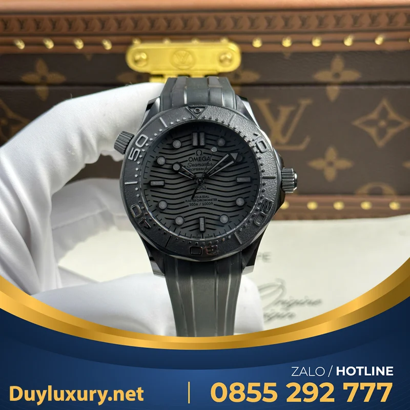 Đồng Hồ Omega Seamaster Diver 300M Replica 1:1 Mặt Số Đen VSF 42mm