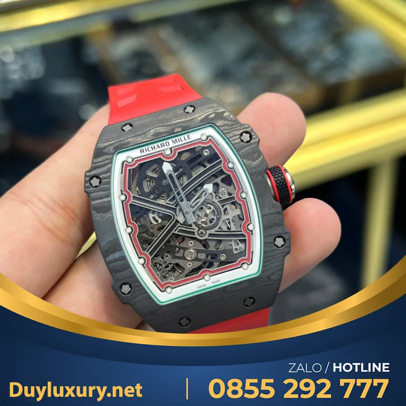 Đồng Hồ Richard Mille Rm 67-02 Italy Automatic Vỏ Cong Bản Nâng Cấp Mới Nhất