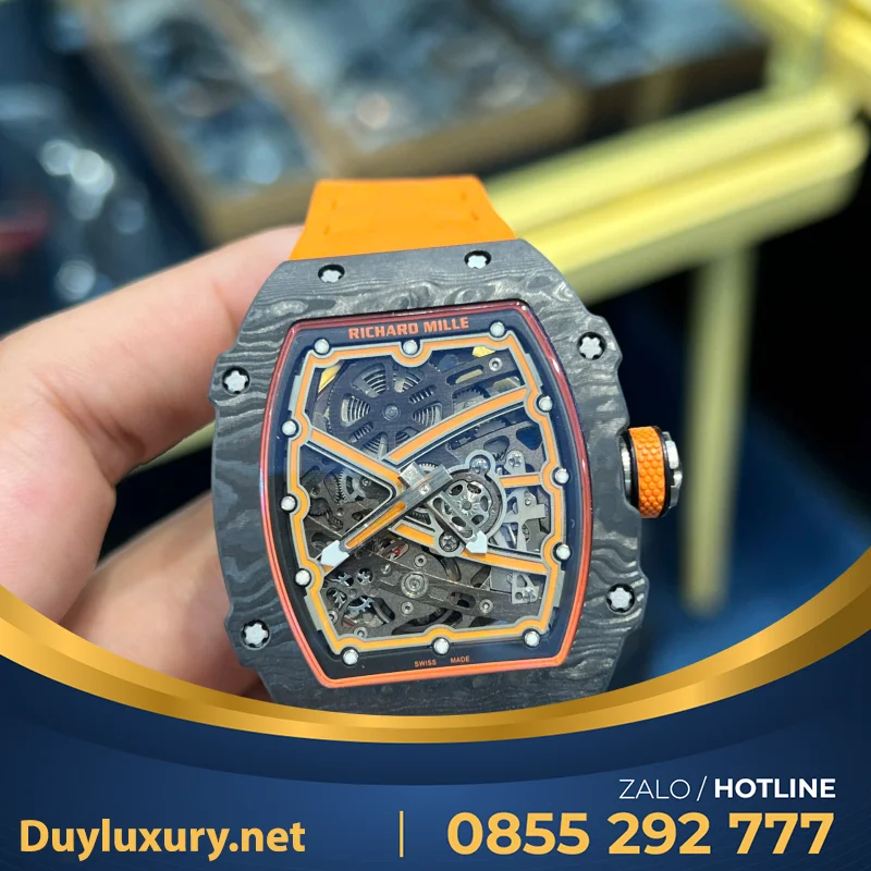 Đồng Hồ Richard Mille Rm 67-02 Mclaren Lando  Norris  Vỏ Cong Bản Nâng Cấp Mới Nhất