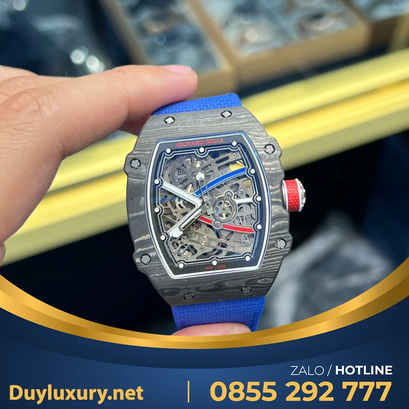 Đồng Hồ Richard Mille Rm 67-02 Sebastien Ogier  Automatic Carbon Tpt Vỏ Cong Bản Nâng Cấp Mới Nhất