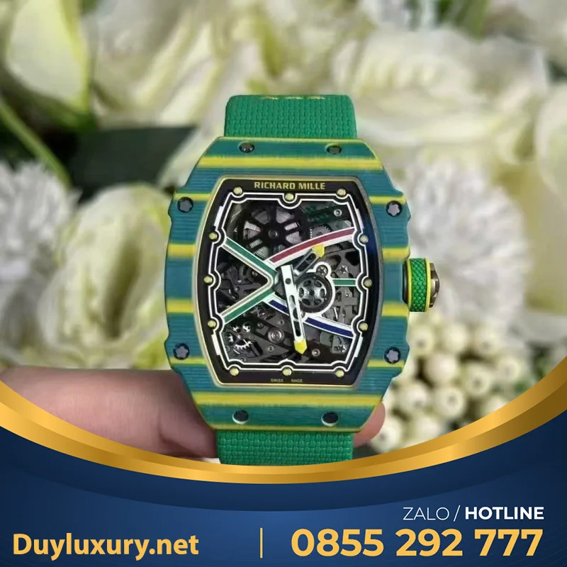 Đồng Hồ Richard Mille Rm 67-02 Wayde Van Niekerk Vỏ Cong Bản Nâng Cấp Mới Nhất