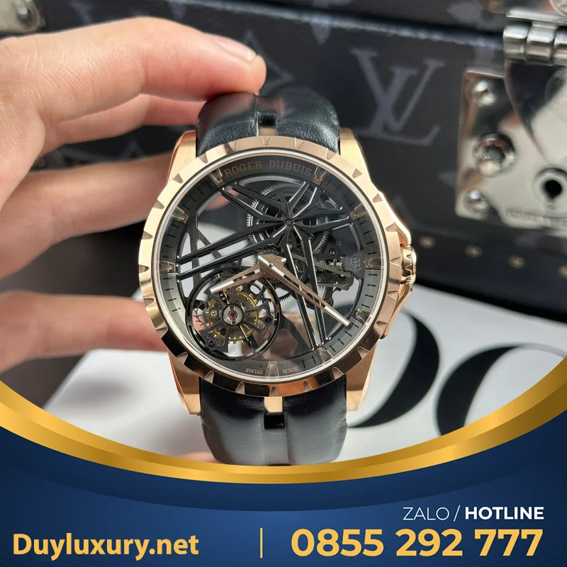 Đồng Hồ Roger Dubuis Replica 11 Excalibur Eon Gold RDDBEX0836 Nhà Máy BBR 42mm