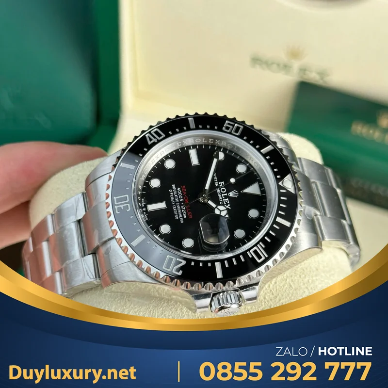 Đồng Hồ Rolex Sea-Dweller 126600 Replica 11 Mặt Đen Nhà Máy Vs 43Mm