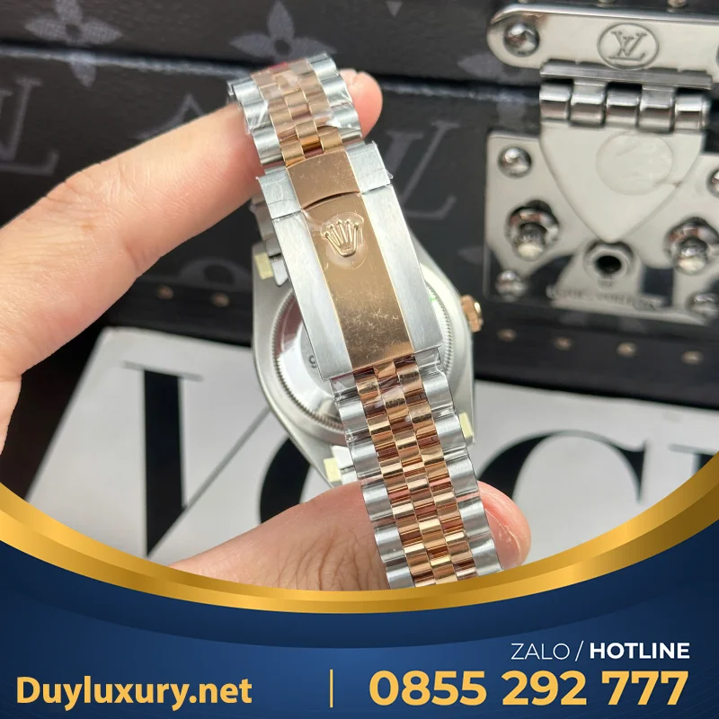 Đồng Hồ Rolex Datejust 126331 Dial Lá Cỏ Size 36Mm• Máy Cal3235 Dandong Tích Cót 70H• Vs Factory