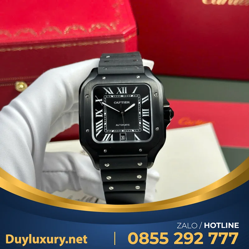 Đồng Hồ Cartier Santos de Cartier WSSA0013 Rep 1:1 Black Dial BV 39.8mm