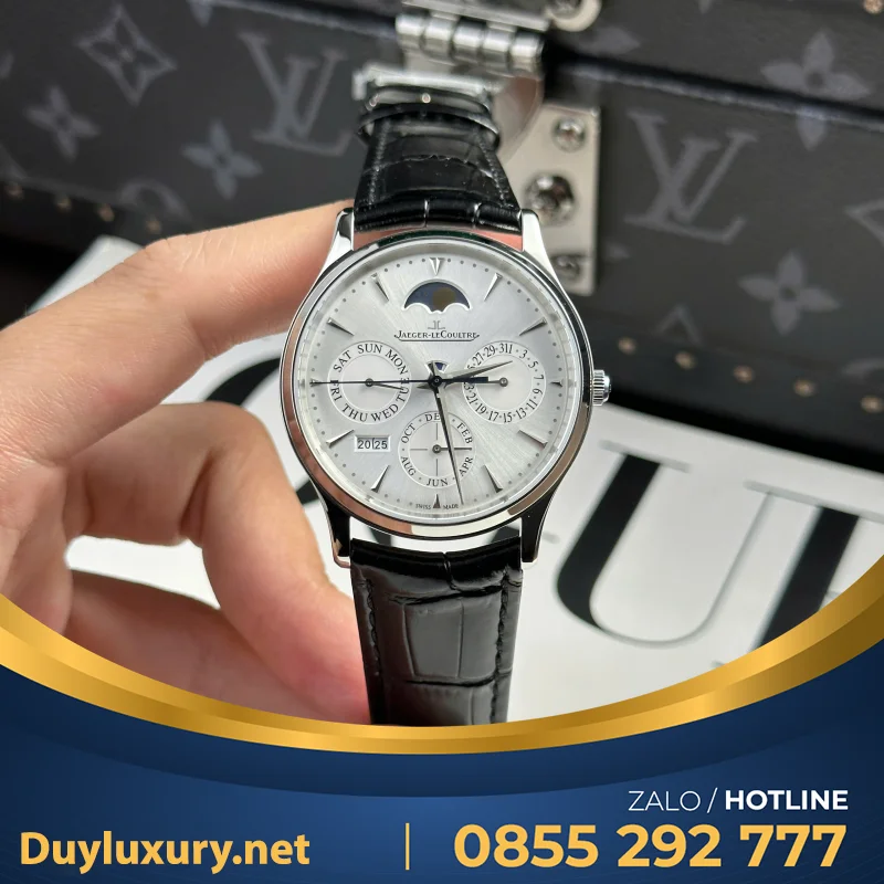 Đồng Hồ Jaeger LeCoultre Replica 11 Master Ultrathin Perpetual Calendar Mặt Bạc Nhà Máy VR 39mm