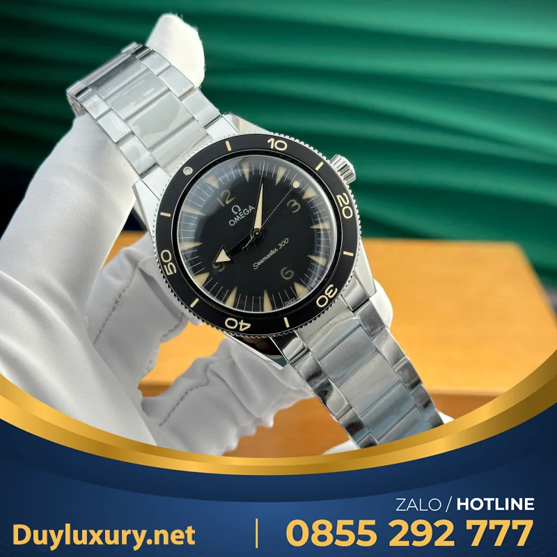 Đồng Hồ Omega Seamaster Diver 300M Replica 1:1 Mặt Số Đen VSF 42mm