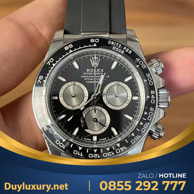Đồng Hồ Rolex Daytona 126500LN Panda Replica 11 Máy 4131 Clean 40mm