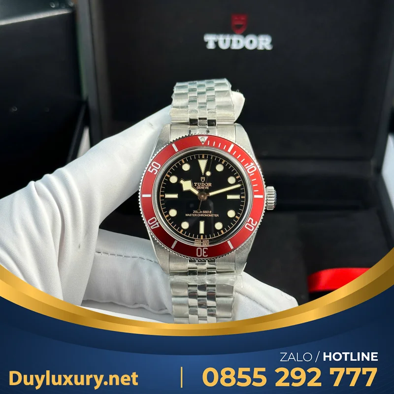 Đồng Hồ Tudor Black Bay GMT Mặt Đen Replica 1 1 Nhà Máy ZF 41mm