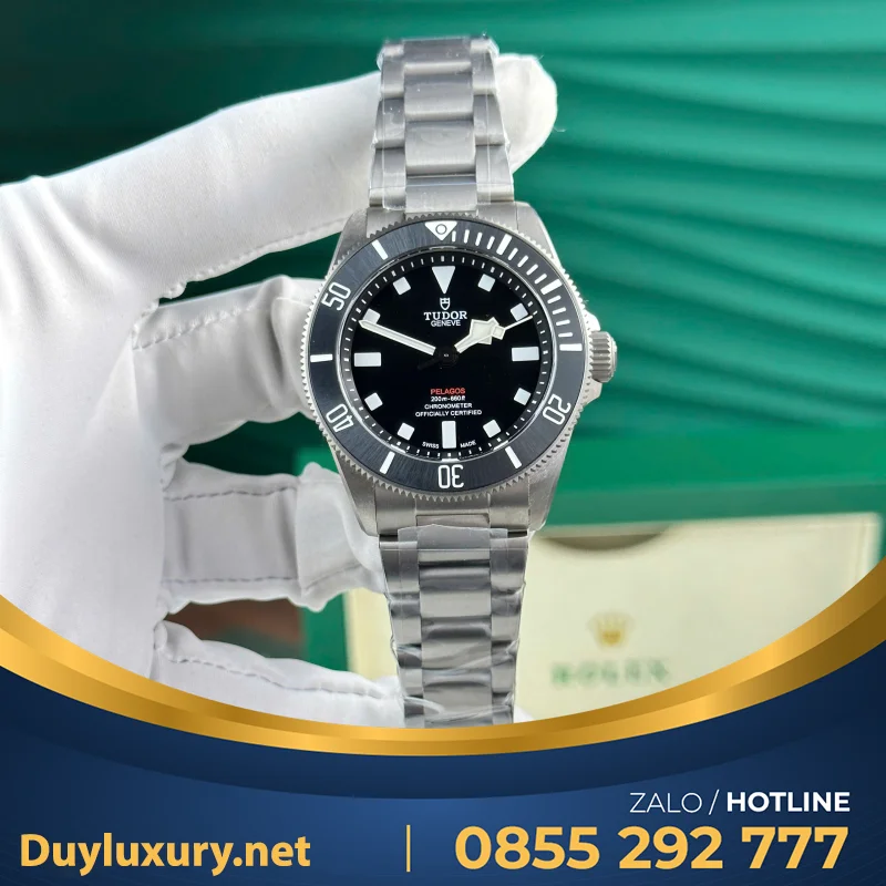 Đồng Hồ Tudor Pelagos Replica 11 Mặt Số Đen Nhà Máy ZF 39mm