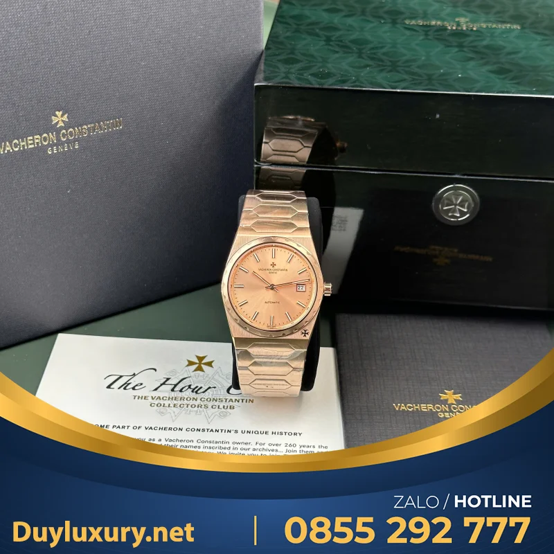 Đồng Hồ Vacheron Constantin Historiques 222 Rep 11 Cao Cấp Mặt Vàng hồng Nhà Máy 8F 37mm