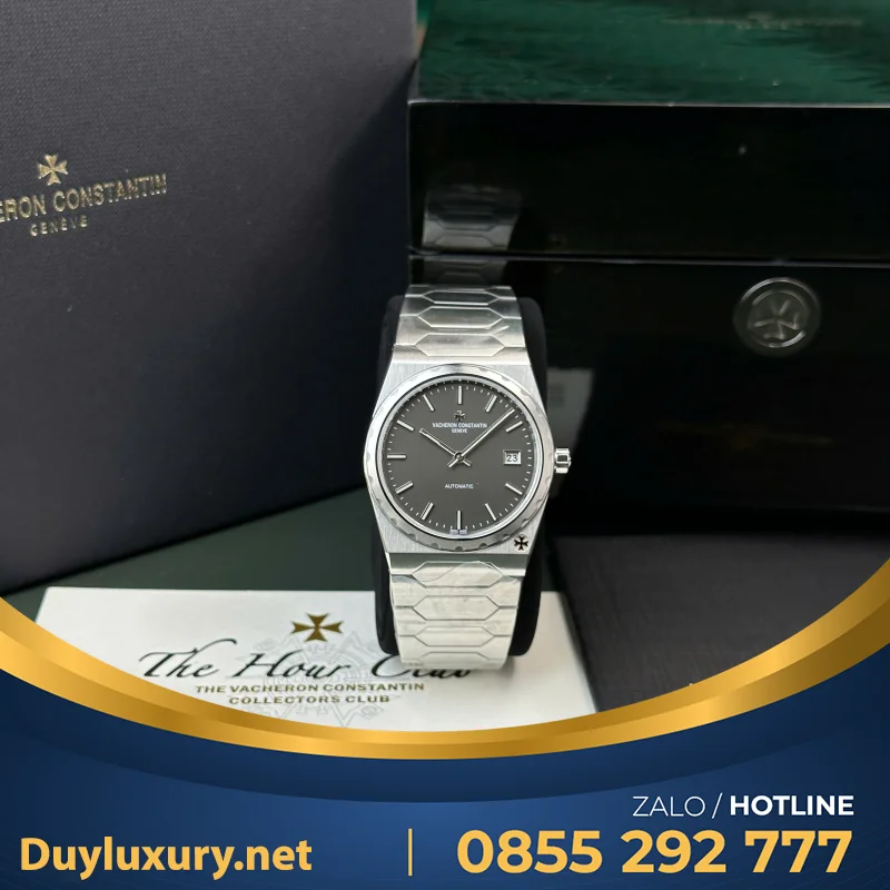 Đồng Hồ Vacheron Constantin Historiques 222 Rep 11 Cao Cấp Mặt Xám Nhà Máy 8F 37mm