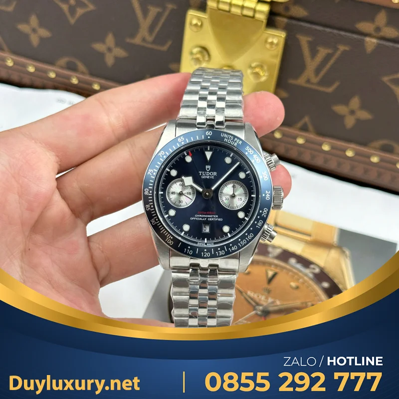 Đồng Hồ Tudor Black Bay Chronograph• Size 41Mm• Máy Eta7750 Chạy Full Kim Full Chức Năng Chronograph