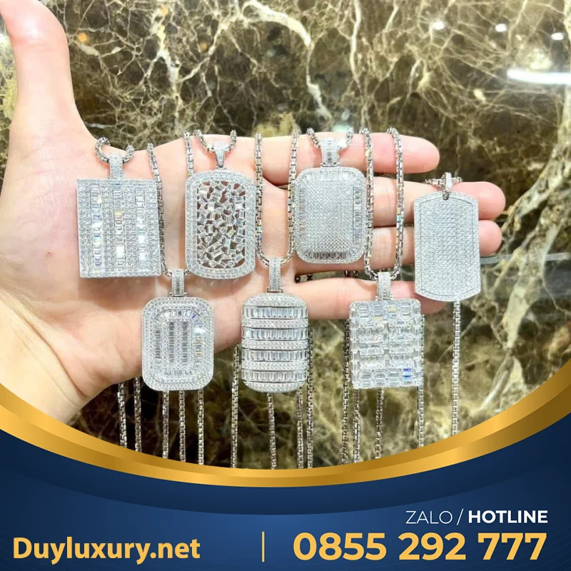 Vòng Cổ Nam Vàng Trắng